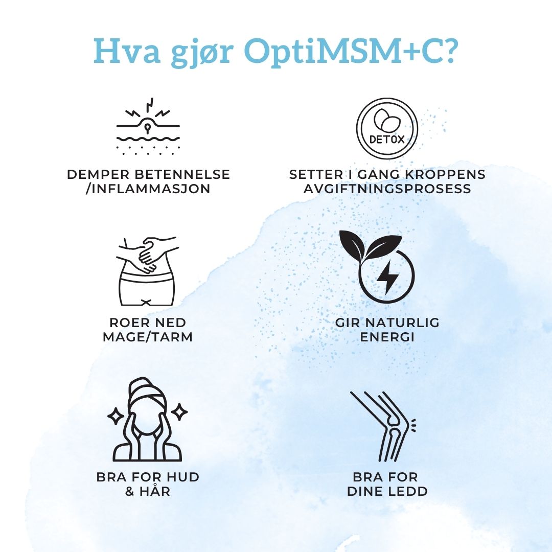 OPTIMSM® + C + BLÅBÆR (Vegan)