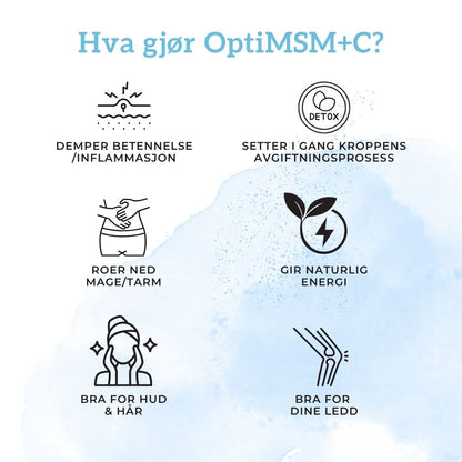 OPTIMSM® + C + BLÅBÆR (Vegan)