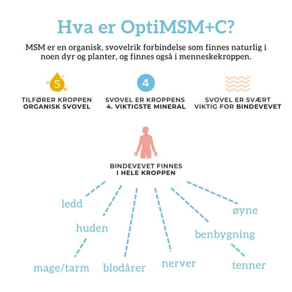 OPTIMSM® + C + BLÅBÆR (Vegan)