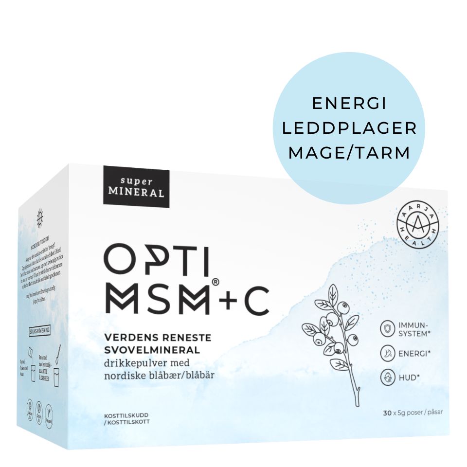 OPTIMSM® + C + BLÅBÆR (Vegan)