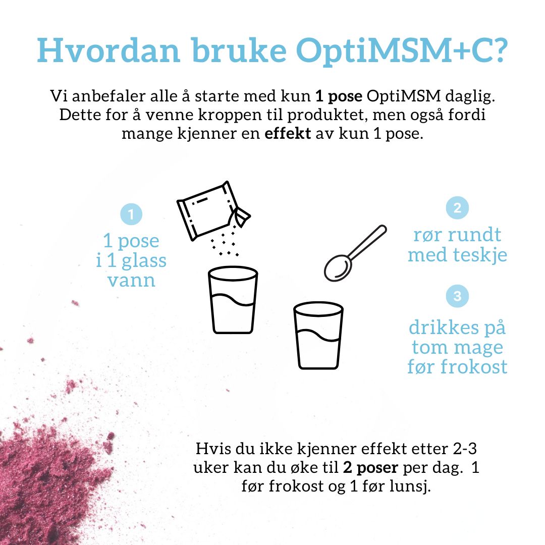 OPTIMSM® + C + BLÅBÆR (Vegan)